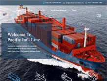Tablet Screenshot of pacificinternationalline.com